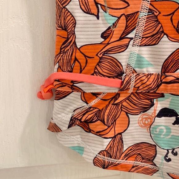 Lululemon Racerback Floral Coral Tank Top - Picture 4 of 14